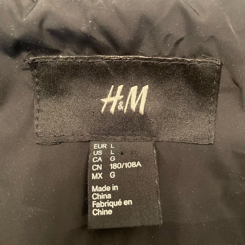 H&M Charcoal Quilted Jacket - Picture 2 of 9